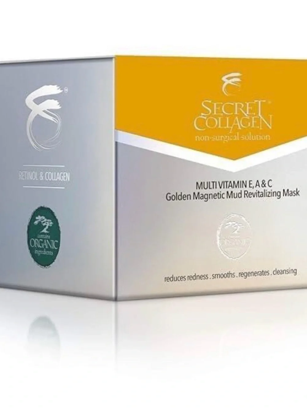 SECRET COLLAGEN MULTI VITAMIN E, A & C GOLDEN MAGNETIC MUD REVITALIZING MASK